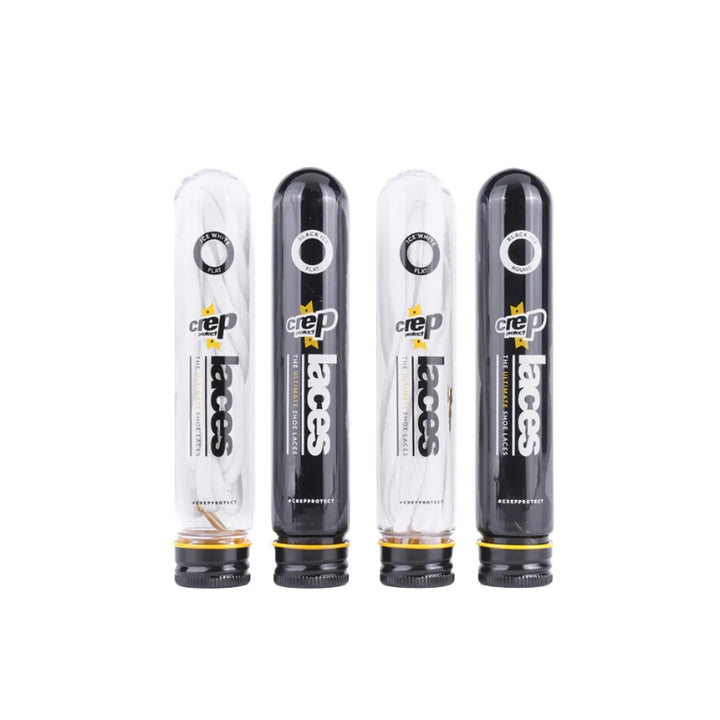 Crep Protect Pre-Treated Laces - Black (Flat)