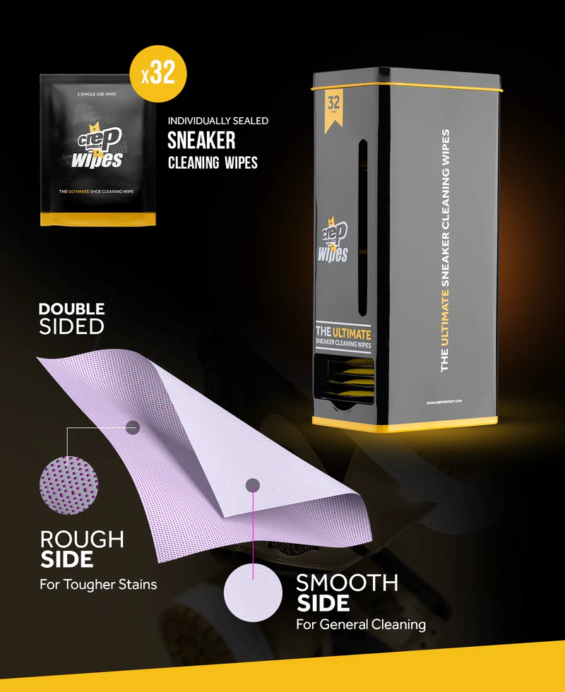 Crep Protect Shoe Cleaning Wipes (32 Wipes)