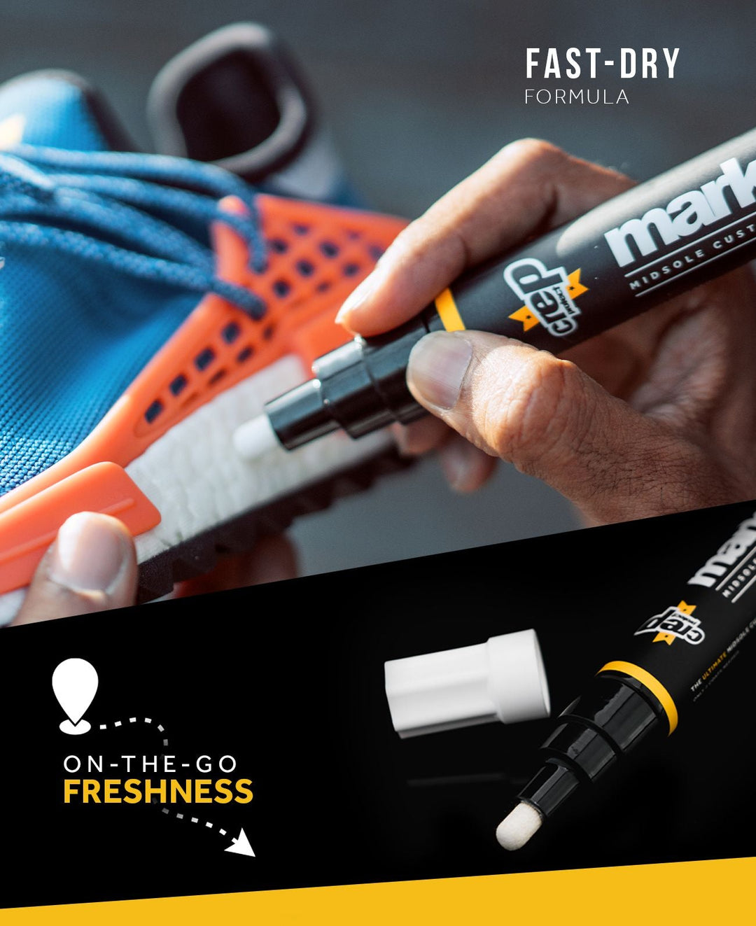 Crep Protect Midsole Mark-On Pen - Black
