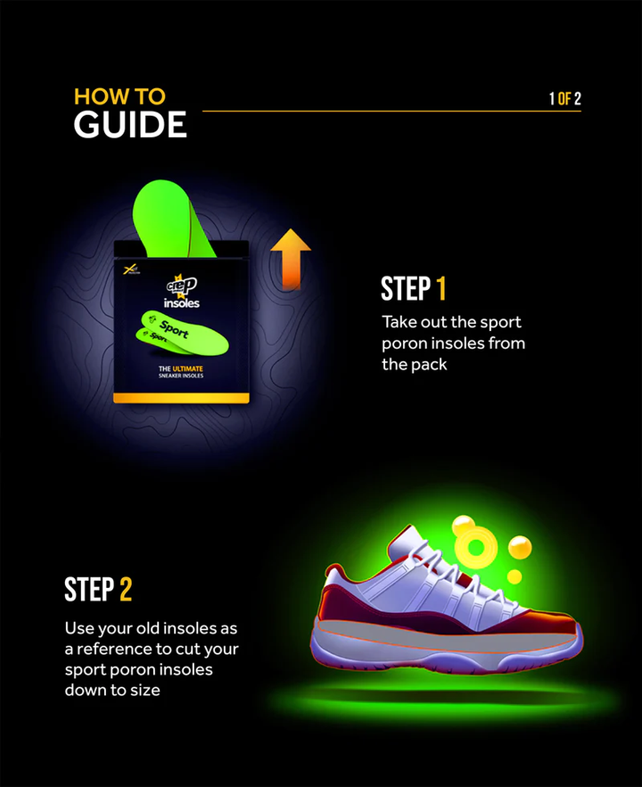 Crep Protect Poron Sports Insoles - Green