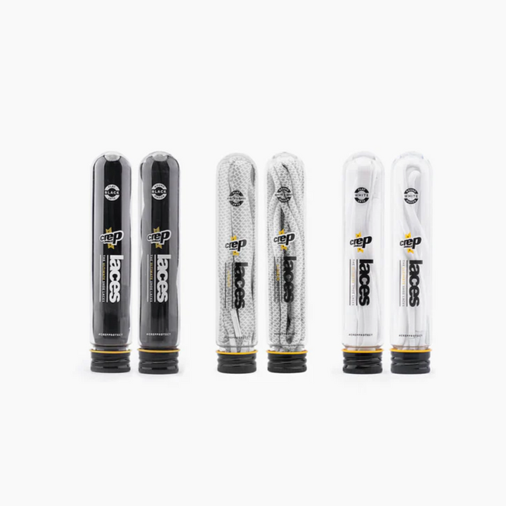 Crep Protect Pre-Treated Laces - Black (Flat)