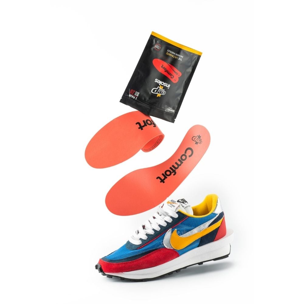 Crep Protect Malaysia Red Poron Comfort Insoles With Packaging And Shoe